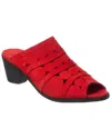 Arche Sorroe Suede Sandal In Red