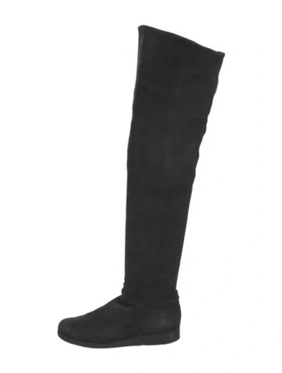 Pre-owned Arche Suede Boots In Black