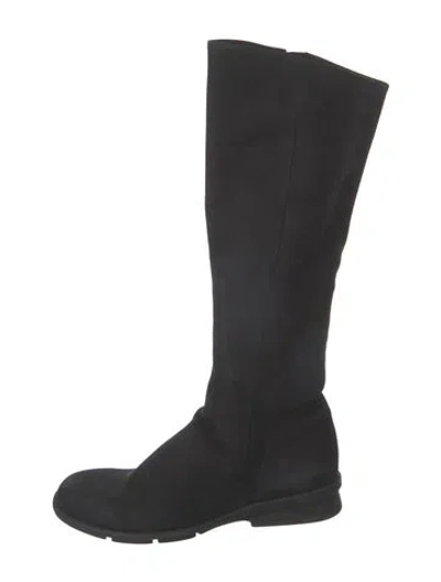 Pre-owned Arche Suede Boots In Black