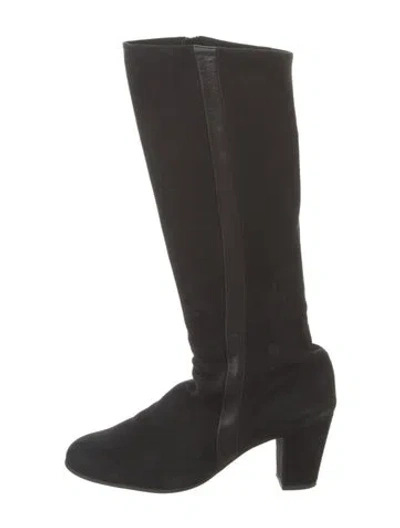 Pre-owned Arche Suede Boots In Black