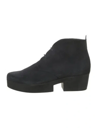 Pre-owned Arche Suede Boots In Black
