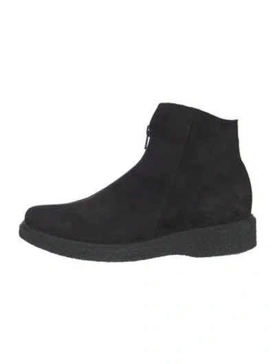 Pre-owned Arche Suede Boots In Black