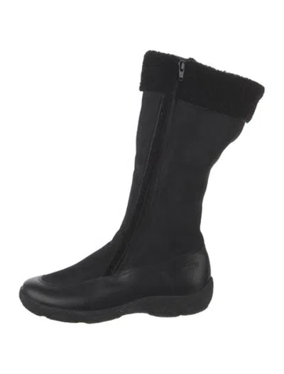 Pre-owned Arche Suede Boots In Black
