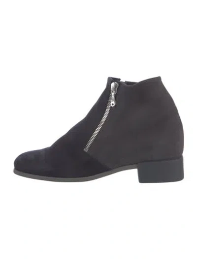 Pre-owned Arche Suede Boots In Blue