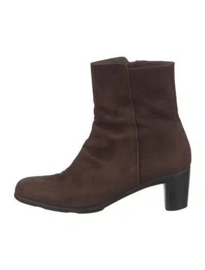 Pre-owned Arche Suede Boots In Brown
