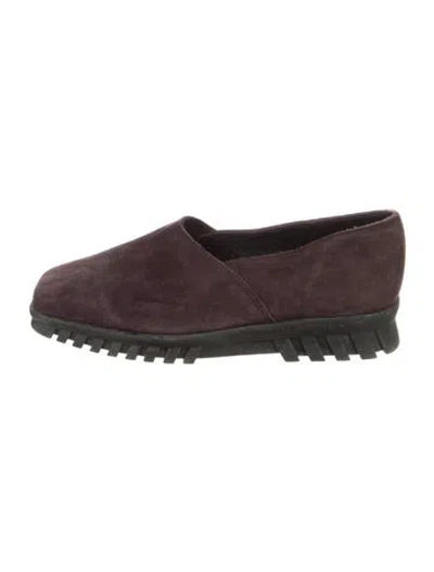 Pre-owned Arche Suede Boots In Purple