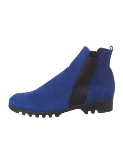 Pre-owned Arche Suede Chelsea Boots In Blue