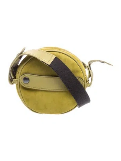 Pre-owned Arche Suede Crossbody Bag In Green