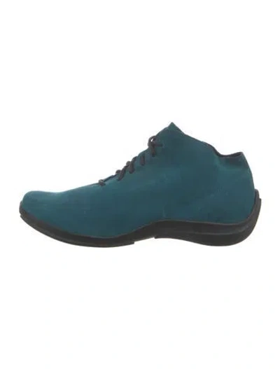 Pre-owned Arche Suede Flats In Blue