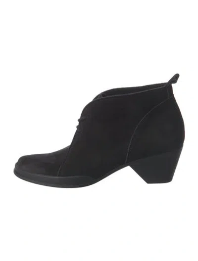 Pre-owned Arche Suede Lace-up Boots In Black