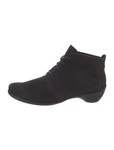 Pre-owned Arche Suede Lace-up Boots In Blue