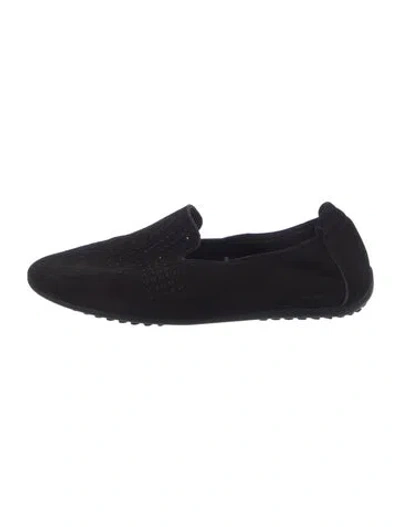 Pre-owned Arche Suede Loafers In Black