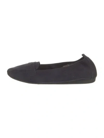 Pre-owned Arche Suede Loafers In Blue