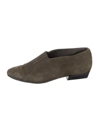 Pre-owned Arche Suede Loafers In Green