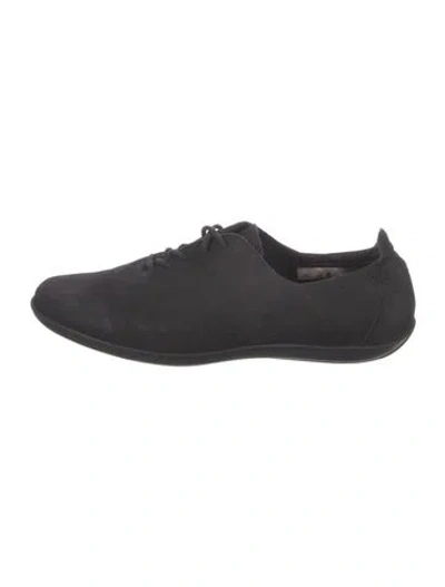 Pre-owned Arche Suede Oxfords In Black