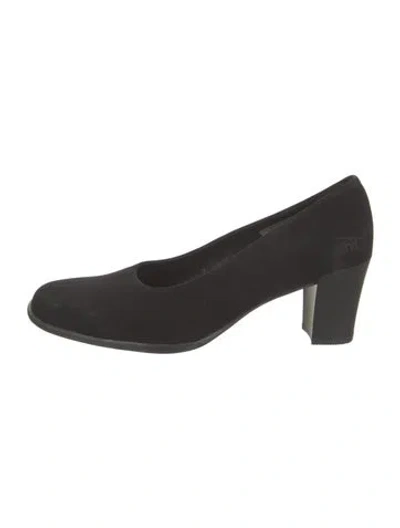 Pre-owned Arche Suede Pumps In Black