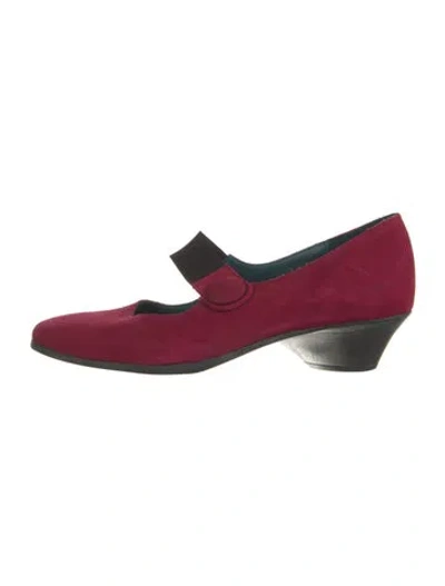 Pre-owned Arche Suede Pumps In Pink