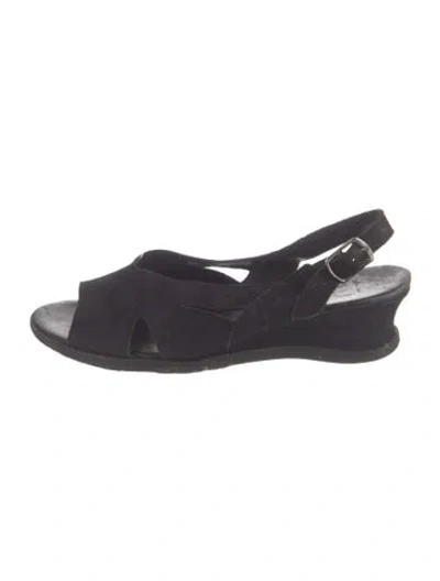 Pre-owned Arche Suede Sandals In Blue