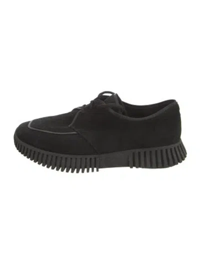 Pre-owned Arche Suede Sneakers In Black