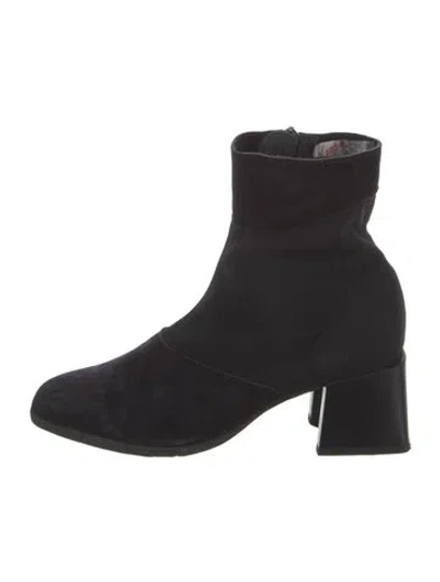 Pre-owned Arche Suede Sock Boots In Black