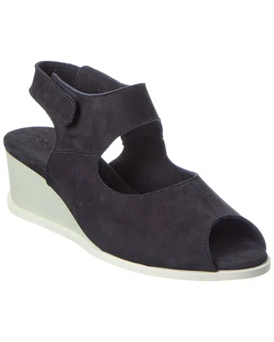 Arche Surana Leather Sandal In Black