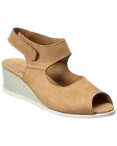 Arche Surana Leather Sandal In Brown
