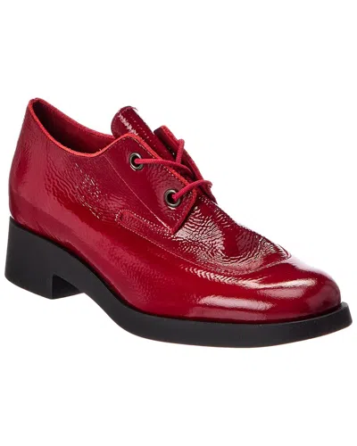 Arche Taikho Leather Oxford In Red