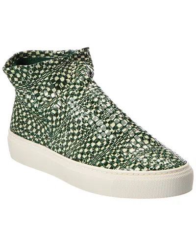 Arche Tboots Leather Sneaker In Green