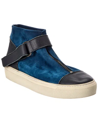 Arche Temaxy Leather Sneaker In Blue