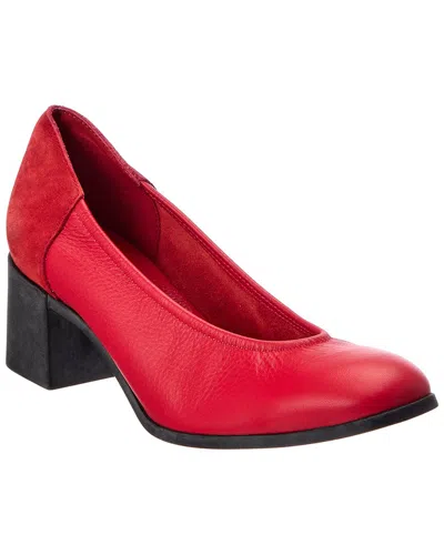 Arche Teobao Leather Pump In Red