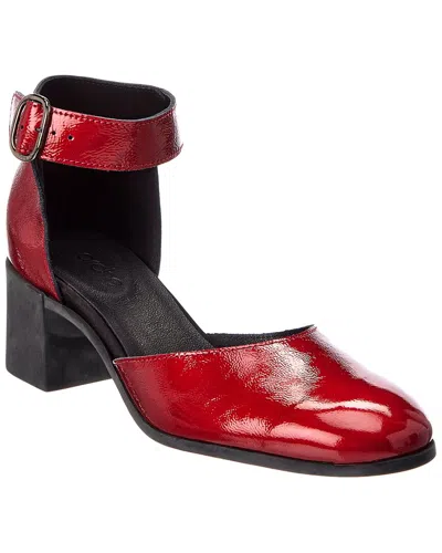Arche Teomaj Leather Pump In Red