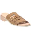 Arche Tilick Leather Flat In Gray