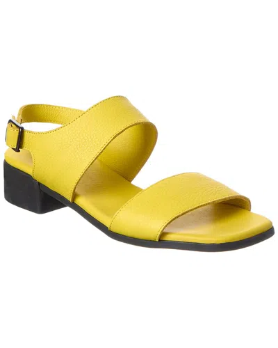 Arche Tinaka Leather Sandal In Yellow