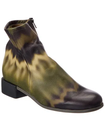 Arche Twiamo Leather Bootie In Green