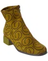 Arche Twibby Leather Boot In Green