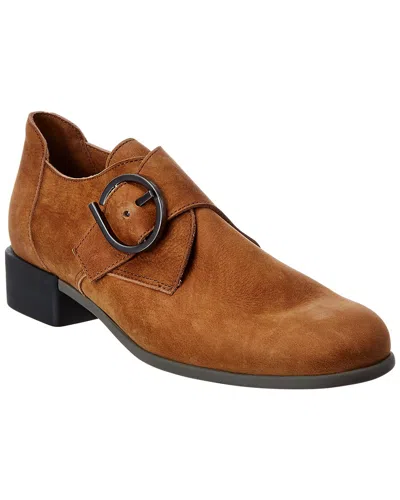 Arche Twibee Leather Bootie In Brown