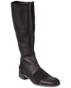 Arche Twiglo Leather Knee-high Boot In Black