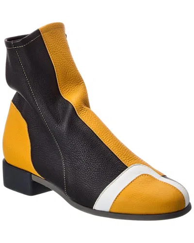 Arche Twimhi Leather Boot In Yellow