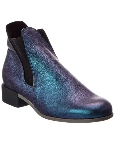 Arche Twitic Leather Bootie In Blue