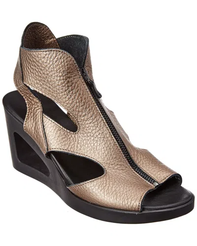 Arche Vahiro Leather Sandal In Animal Print