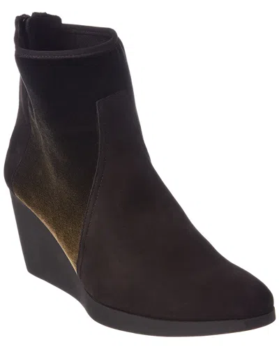 Arche Vitage Suede Wedge Bootie In Multi