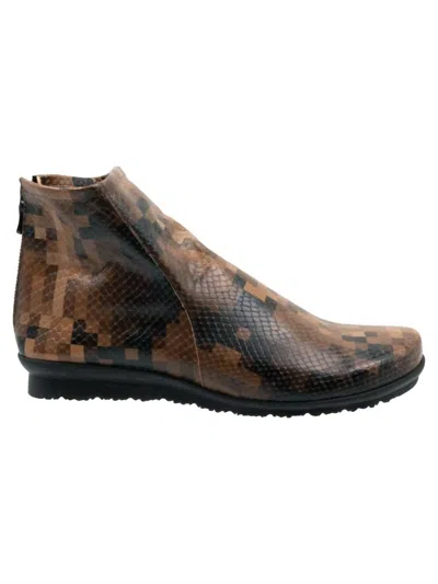 Arche Women's Baryky Ankle Boots In Terra/noir In Brown