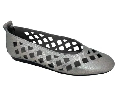 Arche Women's Lamdia Slip-on Shoe In Pewter In Silver