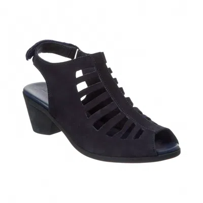 ARCHE WOMEN'S SOEXOR BLOCK HEEL ANKLE STRAP SANDALS IN BLACK