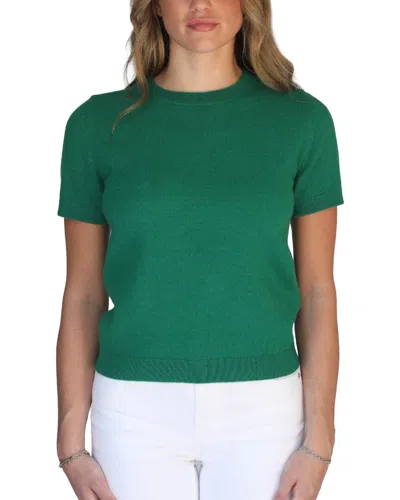 Archer Gray Cashmere Sweater In Green