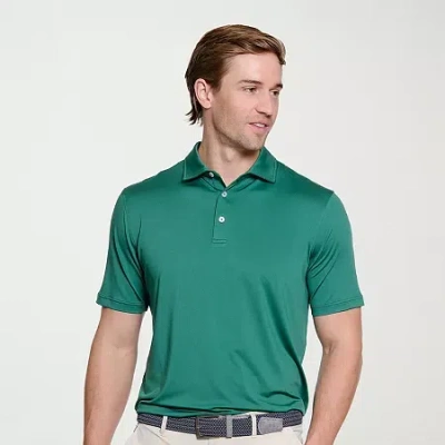 Archer Links Mens Short Sleeve Polo Shirt In Green