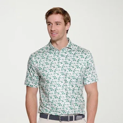 Archer Links Mens Short Sleeve Polo Shirt In Green