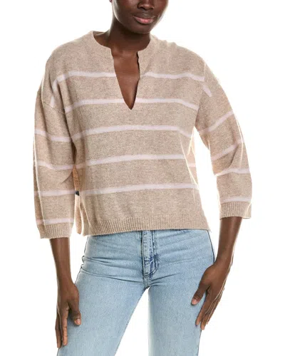 Archer Madison Cashmere Sweater In Neutral