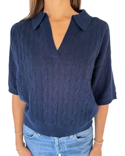 Archer Rosie Cashmere Sweater In Blue