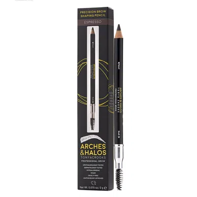 Arches & Halos Ladies Precision Brow Shaping Pencil 0.07 oz Espresso Makeup 818881021324